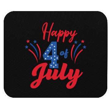 Discover Happy 4th Of July Mouse Pads