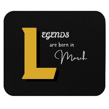 Discover Legends birthday Mouse Pads