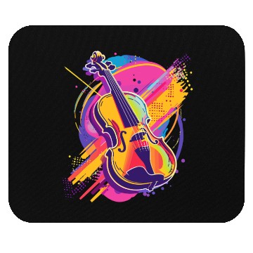 Discover Violin Cartoon Style Mouse Pads