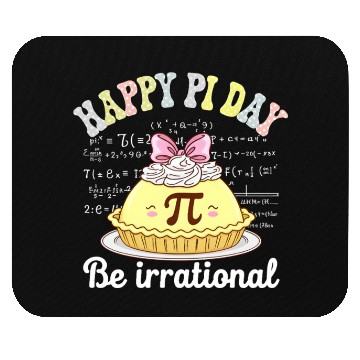 Discover Pi Day Math Coach Teacher Pi Day Coquette Bow Mouse Pads