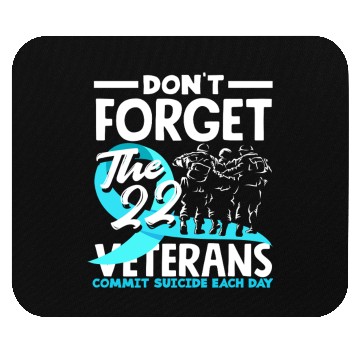 Discover PTSD Awareness Don't Forget Veterans Mouse Pads