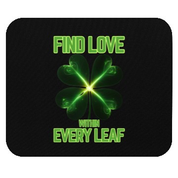 Discover Mystic Clover - Find love within every leaf Mouse Pads