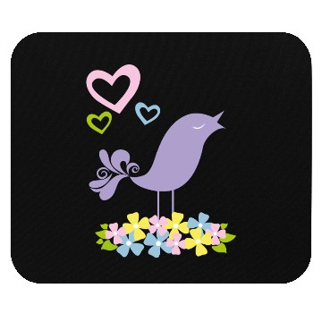 Discover Bird On Nest Mouse Pads