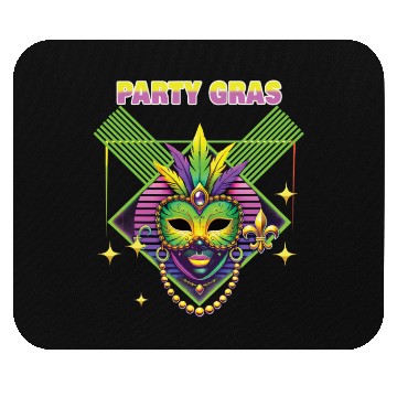 Discover Mardi Gras Party Gras Mask Celebration Mouse Pads