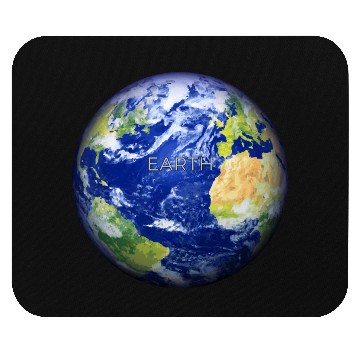 Discover Planet Earth – Realistic Globe Environmental Art Mouse Pads