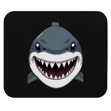 Discover Shark Anime faces Mouse Pads