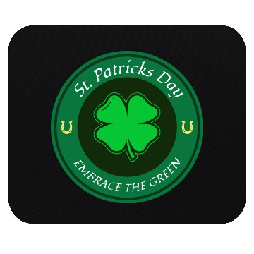 Discover St. Patricks Day Embrace the Green Mouse Pads