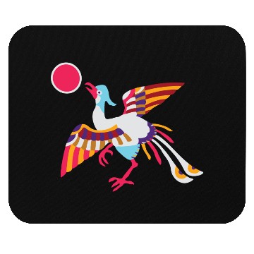 Discover Sparrow Pattern (Paradise Flycatcher) Mouse Pads