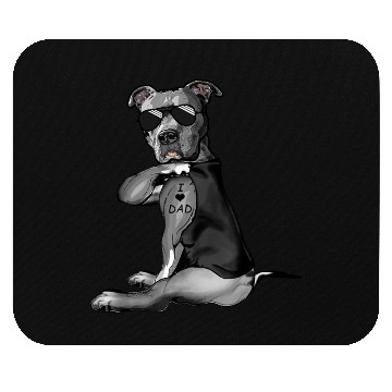 Discover I Love Dad Dog Mouse Pads