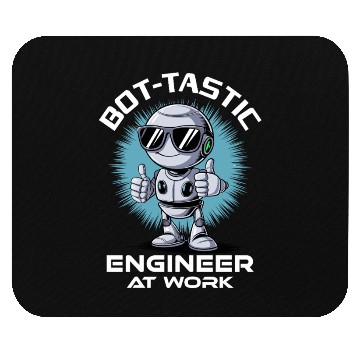 Discover AI Robotics Geek Tech Humor Robot Mouse Pads