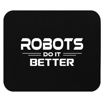 Discover AI Robotics Geek Tech Humor Robot Mouse Pads