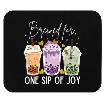 Discover Boba tea lover Mouse Pads