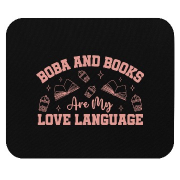 Discover Boba tea and books lover Mouse Pads gift