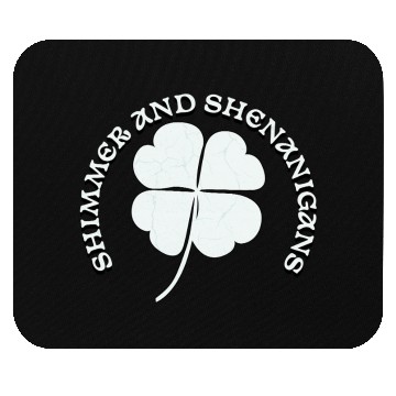 Discover Shimmer and Shenanigans Large Clove Design Mouse Pads