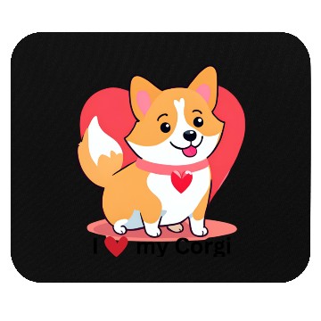 Discover I Love my Corgi Mouse Pads