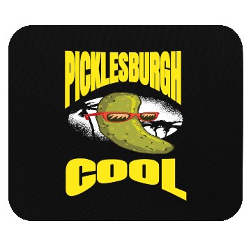 Discover Pittsburgh Humor Picklesburgh Cool Relaxing Pickle Mouse Pads