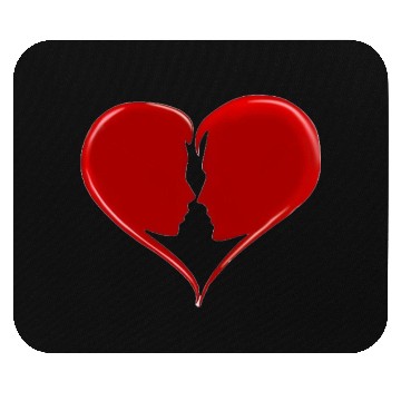 Discover Logo Design couple Mouse Pads