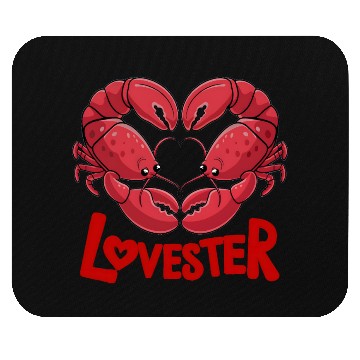 Discover Lobster Lovester Valentine's Day Love Mouse Pads