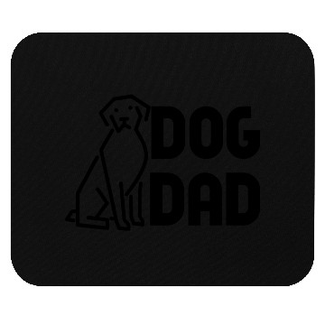 Discover Dog Dad Mouse Pads