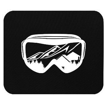 Discover Snowboarding Goggles Mouse Pads