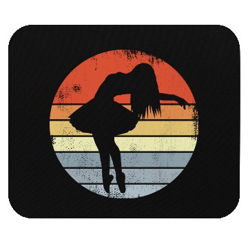 Discover Vintage Ballet Girl Drawing Mouse Pads