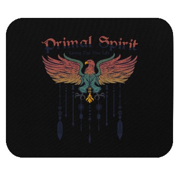 Discover Primal Spirit Boho Eagle Bird Bohemian Freedom Mouse Pads