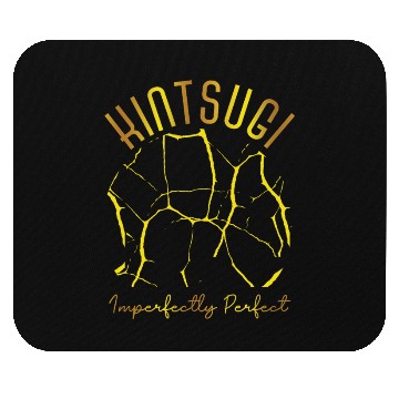 Discover Kintsugi Imperfectly Perfect Kintsugi Heart Mouse Pads