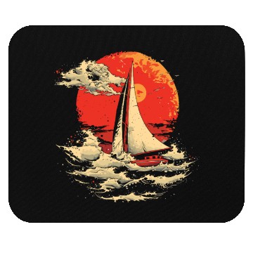 Discover Sailing 90s Look Mouse Pads