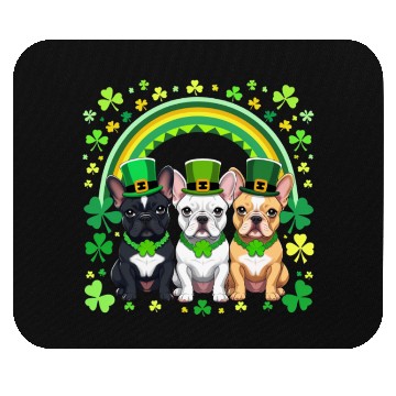 Discover St Patricks Day French Bulldogs Dog Frenchie gifts Mouse Pads