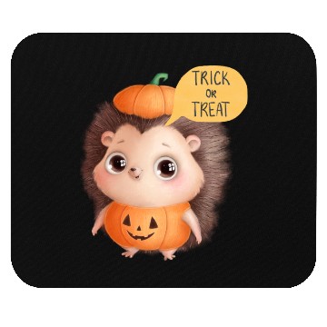 Discover Trick or Treat - Halloween Hedgehog Mouse Pads