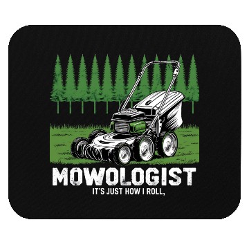 Discover Mowologist Gardener Lawn Mowing Gift Mouse Pads