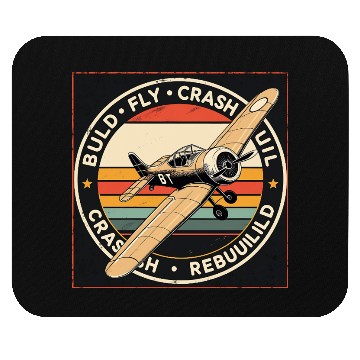 Discover RC Plane Build Fly Crash Rebuild Pilot RC Planes Mouse Pads