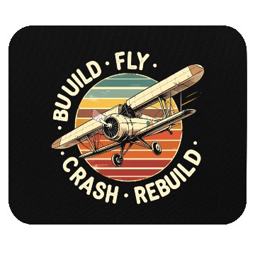 Discover RC Plane Build Fly Crash Rebuild Pilot RC Planes Mouse Pads