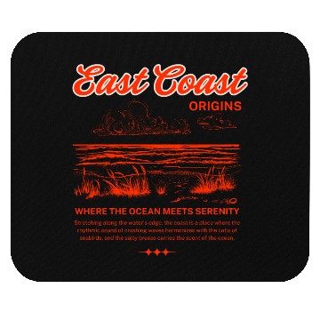 Discover East Coast Origins Mouse Pads – Ocean Serenity Design