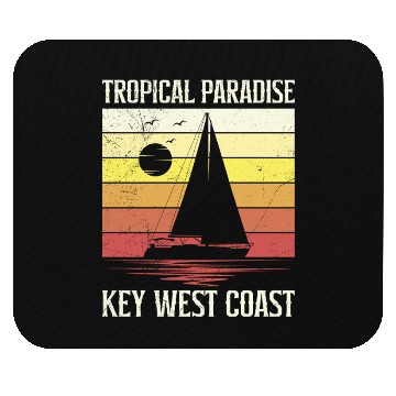 Discover Florida TROPICAL PARADISE KEY-WEST COAST Mouse Pads