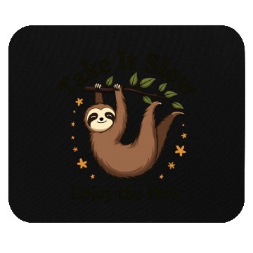 Discover Calm Sloth Mouse Pads