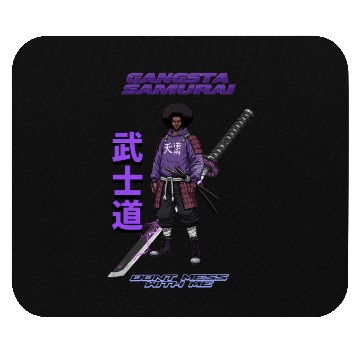 Discover Gangsta Samurai - Afro Street Fighter Anime Manga Mouse Pads