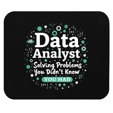 Discover Data Analyst Big Data Specialist Business Mouse Pads