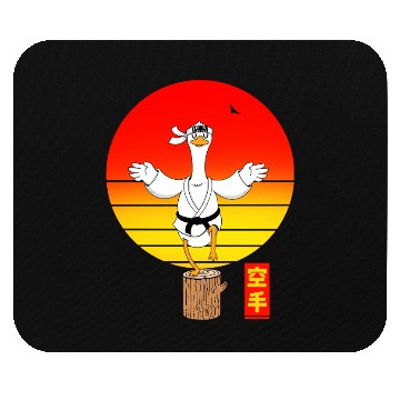 Discover Karate Goose Mouse Pads
