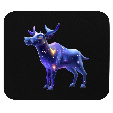 Discover Galaxy Moose Mouse Pads