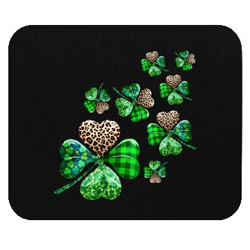 Discover St. Patrick's Day Shamrock Irish Leopard Mouse Pads