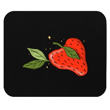 Discover Heartfelt Strawberry Delight Mouse Pads