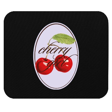 Discover Cherry Girl Vintage Design Mouse Pads