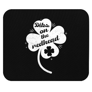 Discover Dibs on the Redhead Funny St.Patrick’s Day ShamroK Mouse Pads