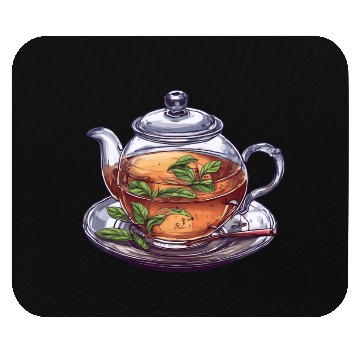 Discover Serene Tea Time Mouse Pads