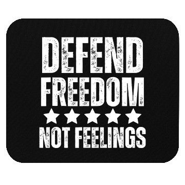 Discover Defend Freedom Not Feelings Protect 2Nd Amendment Mouse Pads