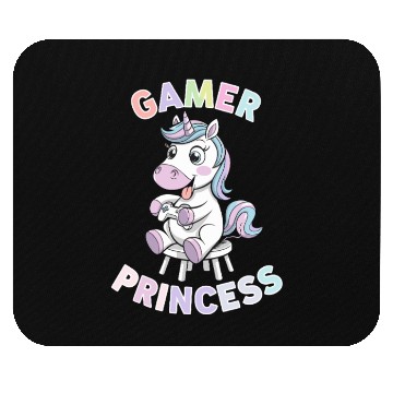 Discover Gamer Princess Unicorn Magic for Gaming Mouse Pads