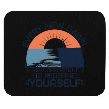 Discover Every New Dawn Inspirational Sunset Design Mouse Pads