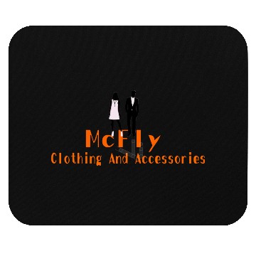 Discover Orange McFly Clothing And Accessories Logo Mouse Pads