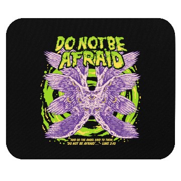 Discover Do Not Be Afraid Realistic Angel Grunge Creepy Got Mouse Pads